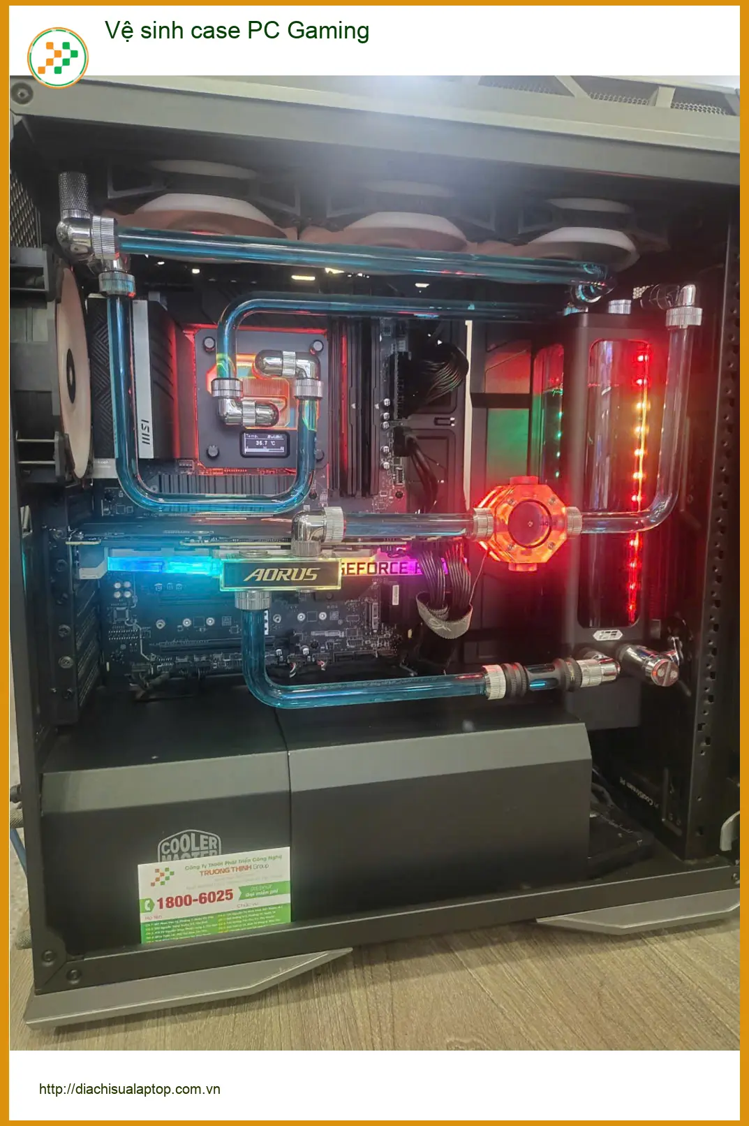 Anh Kiên gamer tìm dịch vụ Vệ sinh case PC Gaming Quận 7 uy tín ảnh thực tế 1