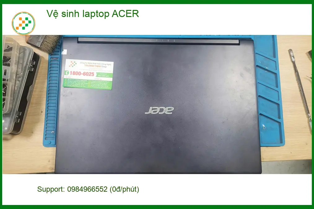 Cô Mai giáo viên tìm Cửa hàng vệ sinh laptop ACER Quận Bình Tân uy tín ảnh thực tế 1