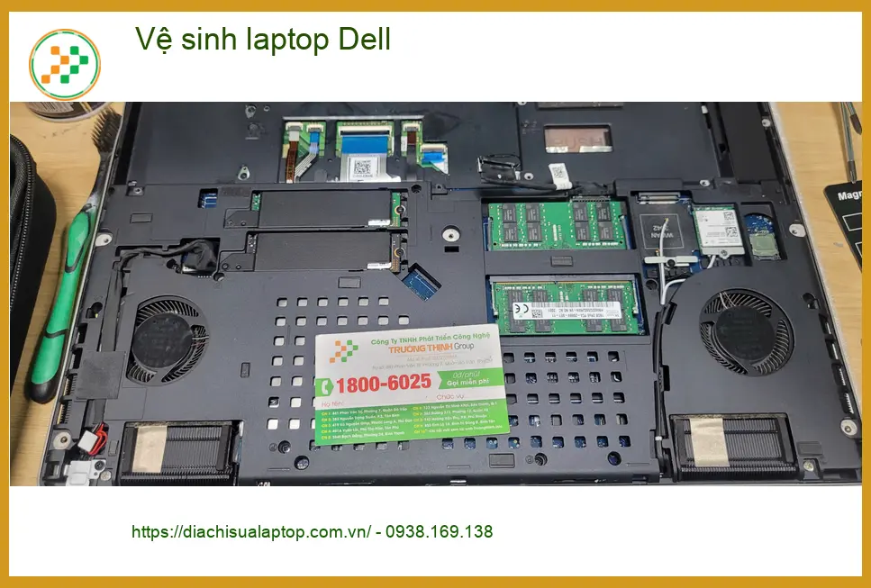 Chị Thảo kỹ sư ở Bình Tân tìm dịch vụ vệ sinh laptop Dell giá rẻ ảnh thực tế 1