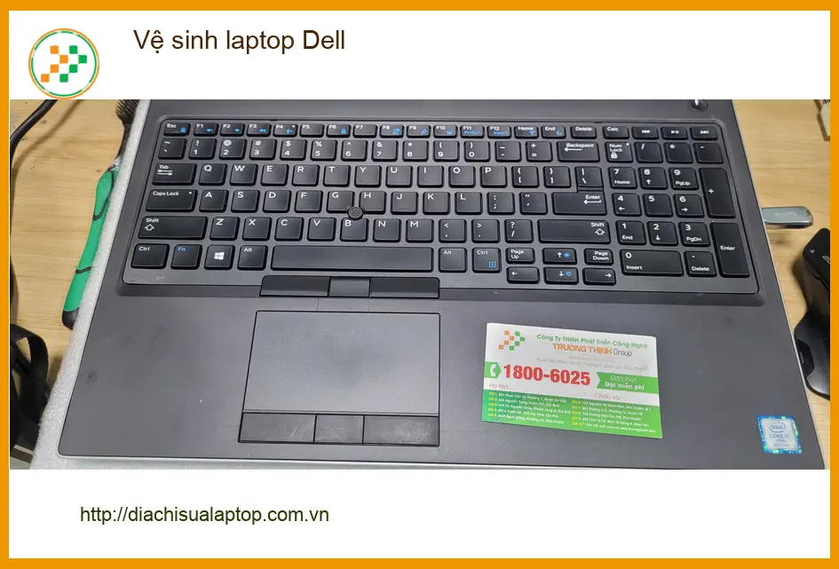 Chị Thảo kỹ sư ở Bình Tân tìm dịch vụ vệ sinh laptop Dell giá rẻ ảnh thực tế 2