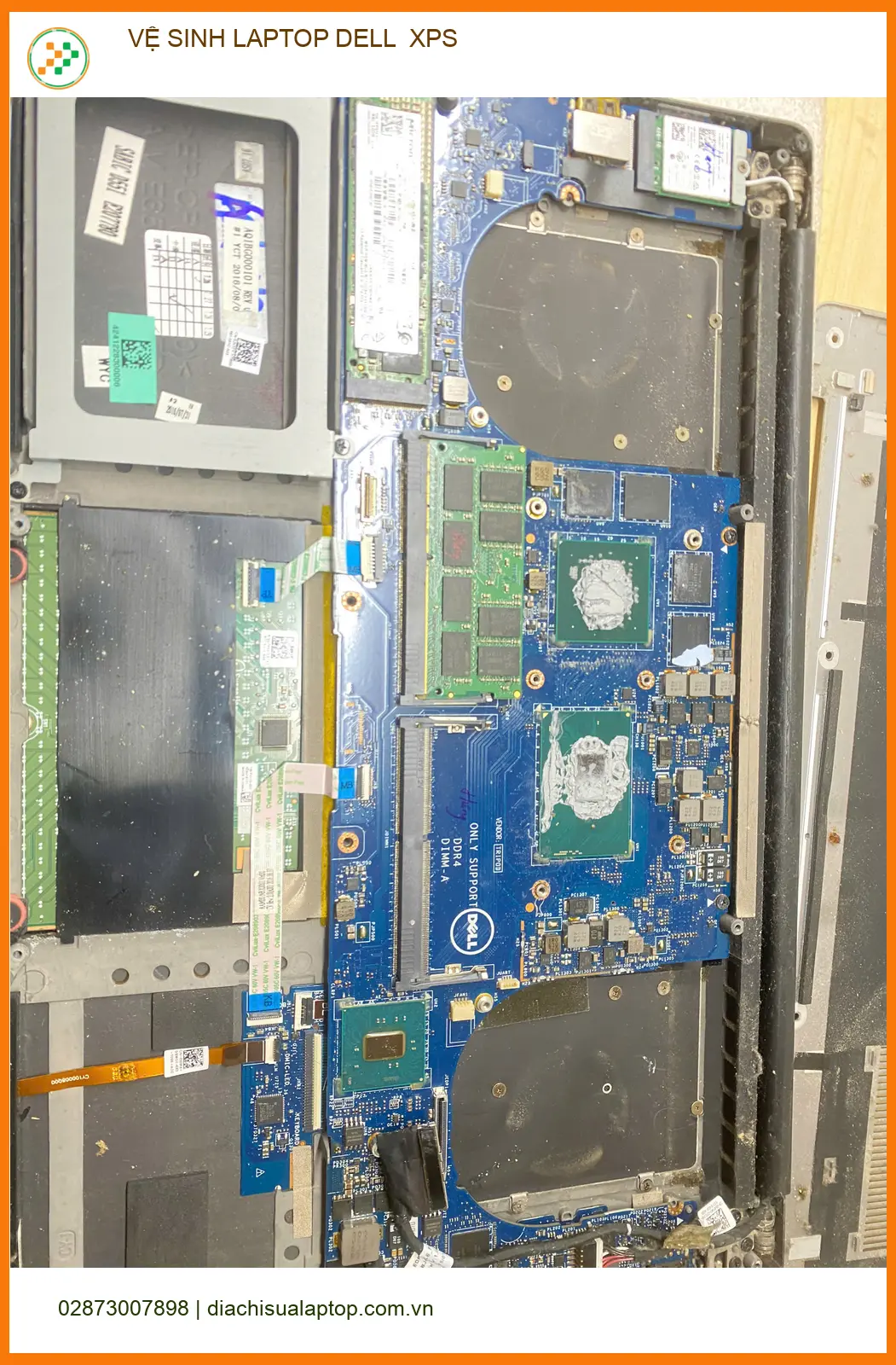 Anh Khôi streamer cần vệ sinh laptop Dell XPS Quận Gò Vấp lấy ngay