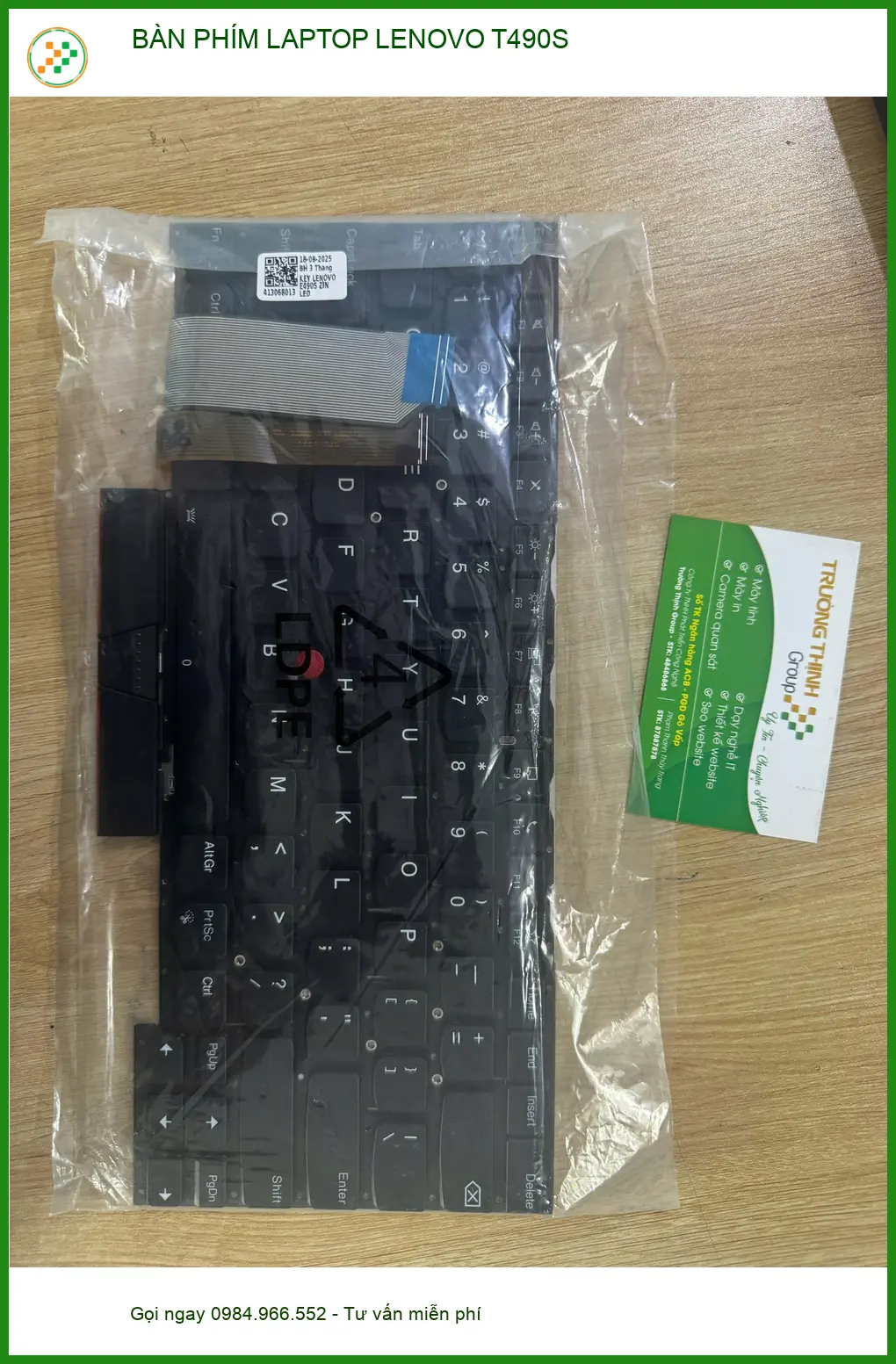 Anh Quang ở Quận 10 review dịch vụ thay bàn phím laptop Lenovo T490S lấy ngay ảnh thực tế 1