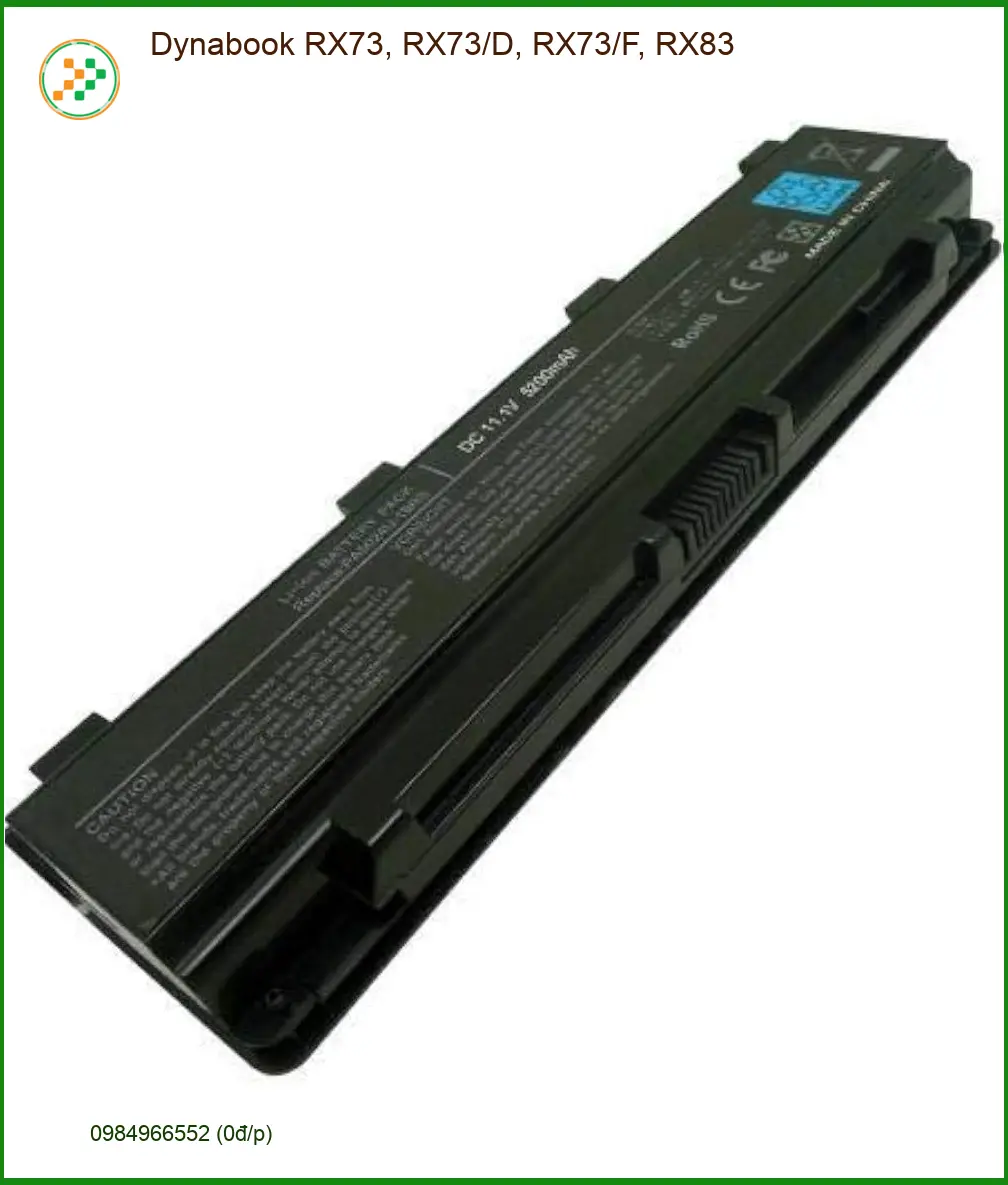 Pin Laptop Dynabook RX73, RX73/D, RX73/F, RX83 | Thay Pin Nhanh TPHCM Giá Rẻ