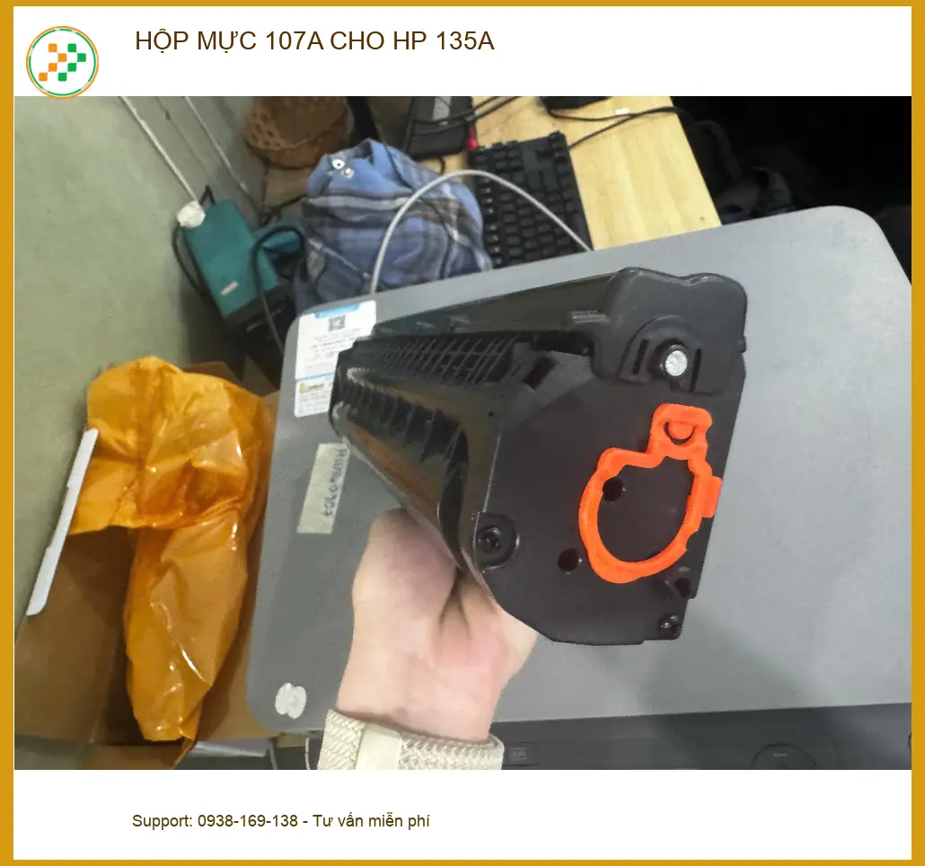 Cô Liên kế toán tìm chỗ mua hộp mực 107a cho hp 135a Quận 10 ảnh thực tế 1