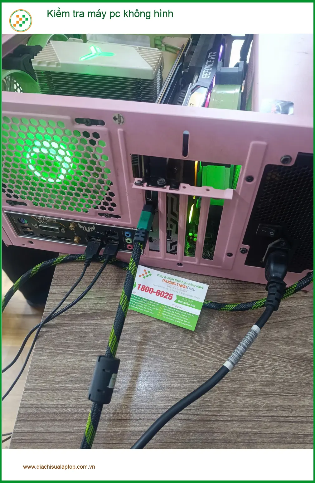 Cô Mai giáo viên ở Quận Tân Phú kể chuyện chỗ kiểm tra máy pc không hình lấy liền ảnh thực tế 1