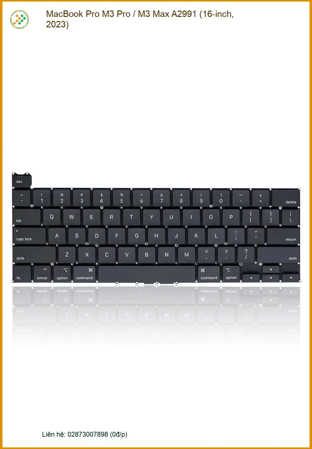 Bàn Phím MacBook Pro M3 A2991 - Trung Tâm Sửa Macbook Nhanh Gần Đây Giá Rẻ
