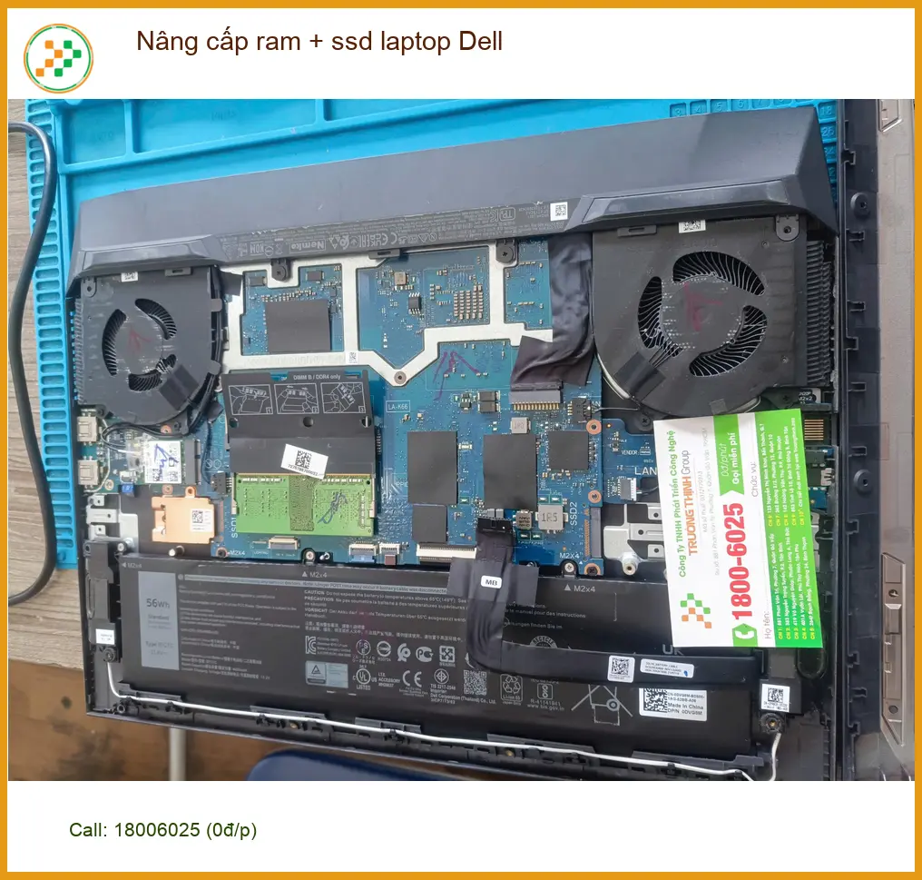 Anh Quang kỹ sư IT review ca nâng cấp ram + ssd laptop Dell Quận Tân Phú ảnh thực tế 2