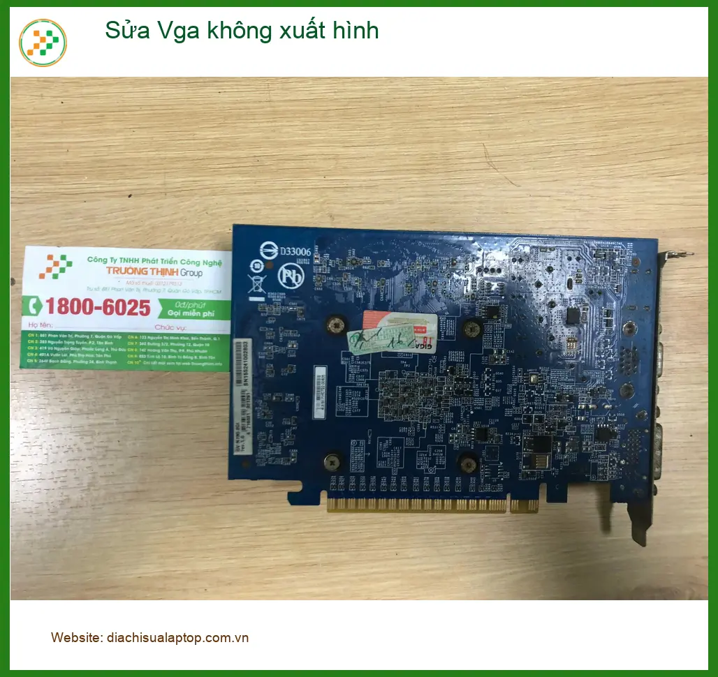 Dịch vụ Sửa Vga không xuất hình Quận Bình Tân uy tín – Anh Tấn chuyên gia IT chia sẻ ảnh thực tế 1