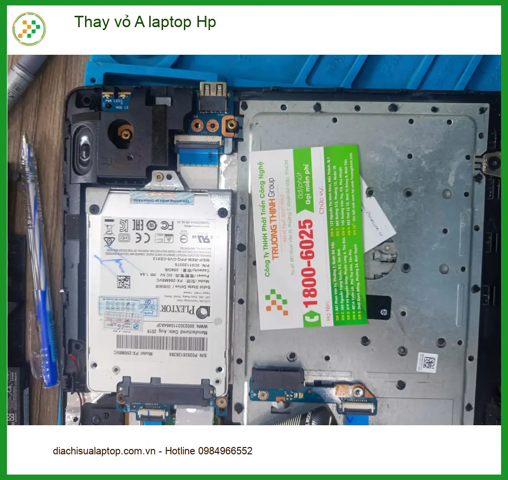Chú Tấn kế toán ở Quận Tân Phú tìm chỗ thay vỏ A laptop Hp uy tín ảnh thực tế 1