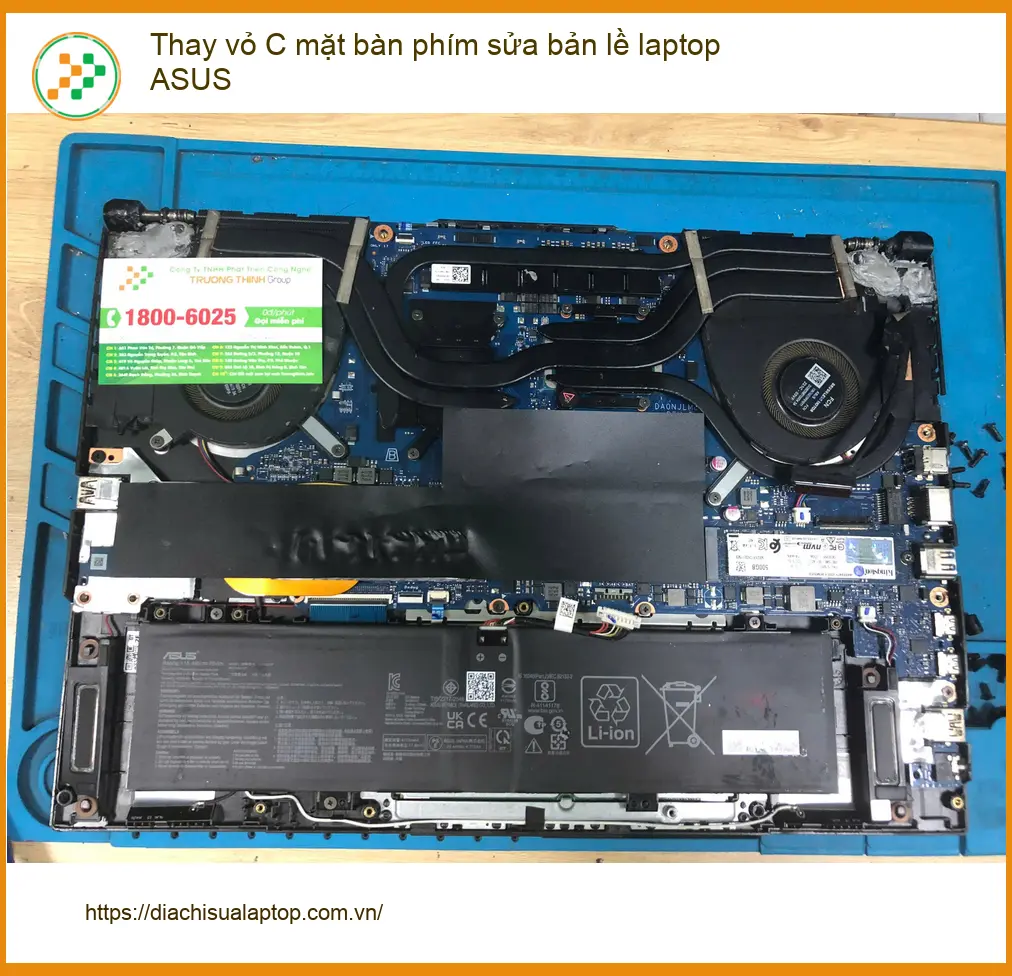 Thợ sửa laptop ASUS Quận Bình Tân - Anh Đức Tài review ảnh thực tế 1