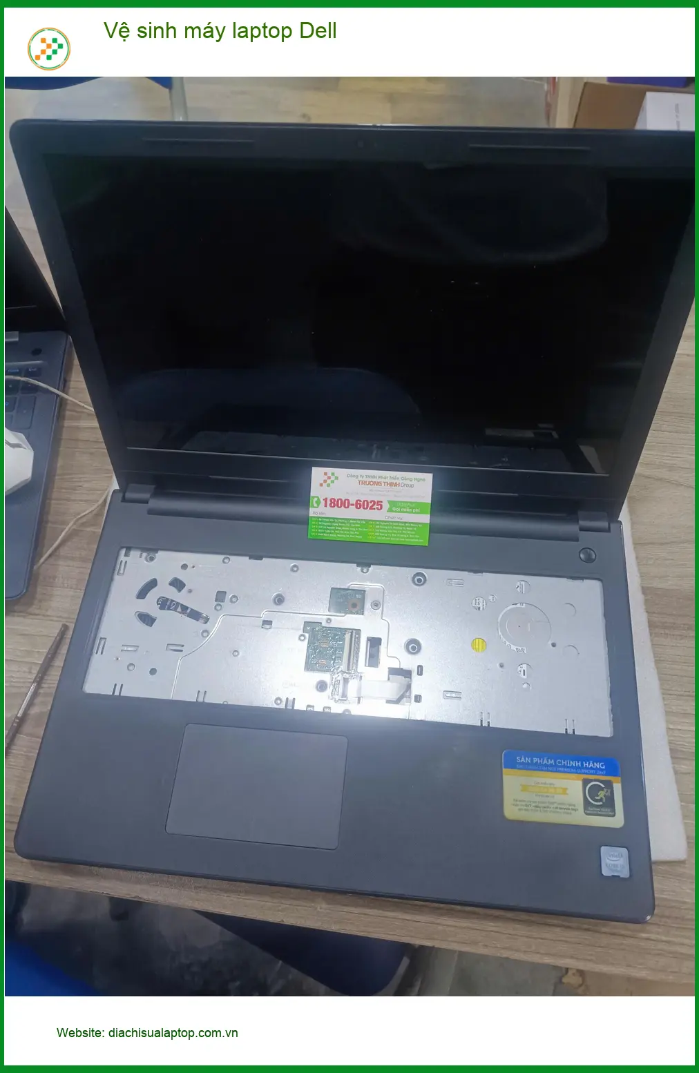 Anh Phúc kỹ sư CNTT review: Dịch vụ vệ sinh máy laptop Dell Quận Tân Phú uy tín ảnh thực tế 1