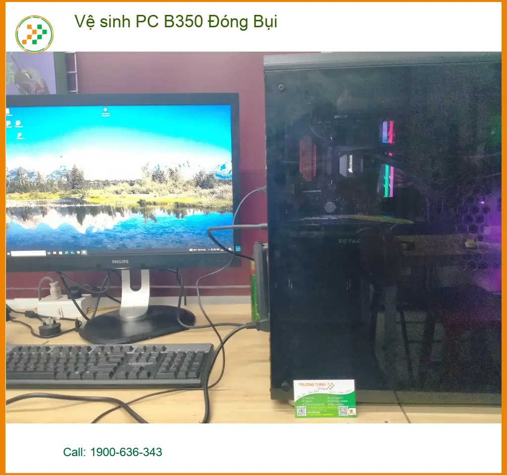 Anh Khôi kỹ sư review trung tâm vệ sinh PC B350 Đóng Bụi Quận 12 uy tín ảnh thực tế 1