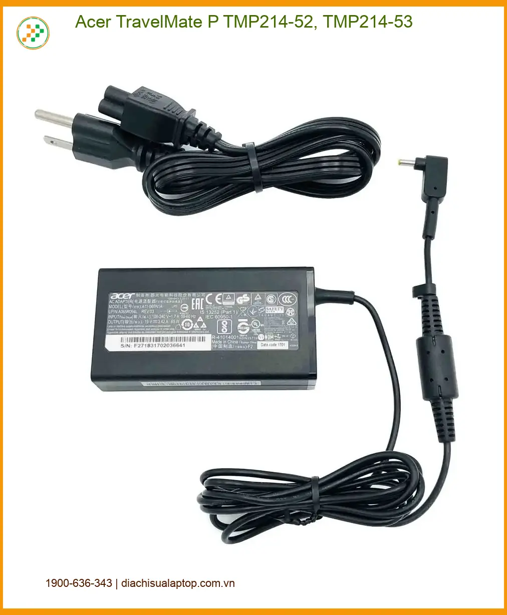 Sạc Laptop ACER TravelMate P - Thay Lấy Ngay, Cửa Hàng Uy Tín TPHCM