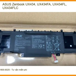 Pin Laptop ASUS Zenbook UX434, UX434FA, UX434FL, UX434FLC - Thay Nhanh, Giá Tốt TPHCM
