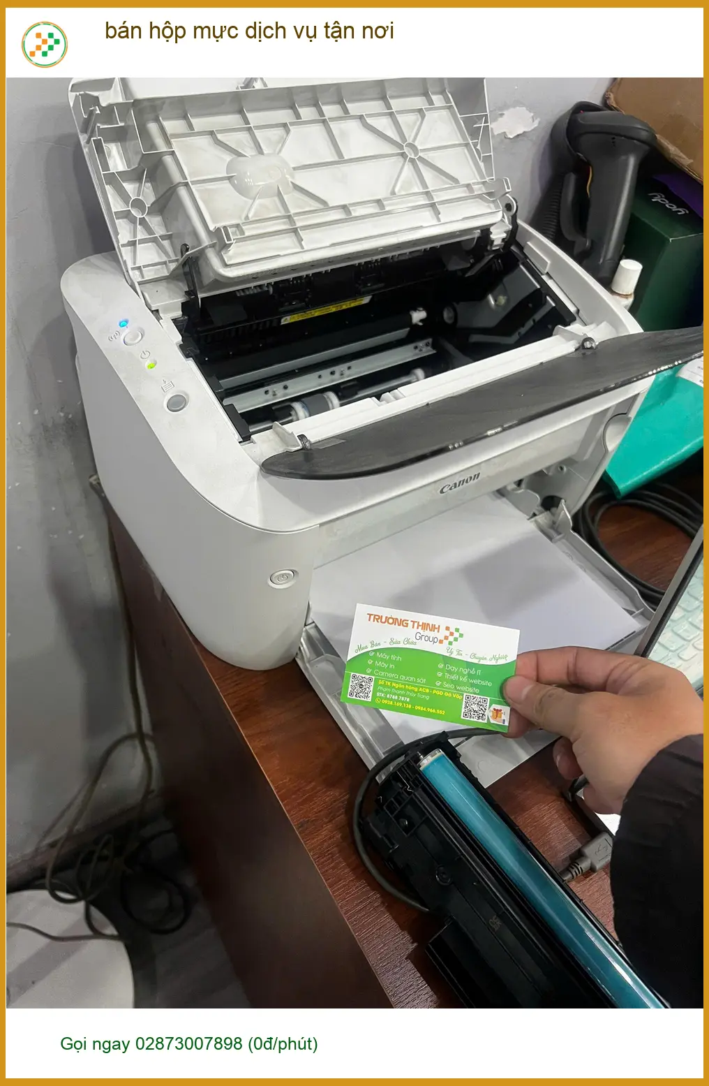 Chị Yến kế toán gấp - Dịch vụ bán hộp mực tận nơi Quận Tân Phú uy tín ảnh thực tế 1