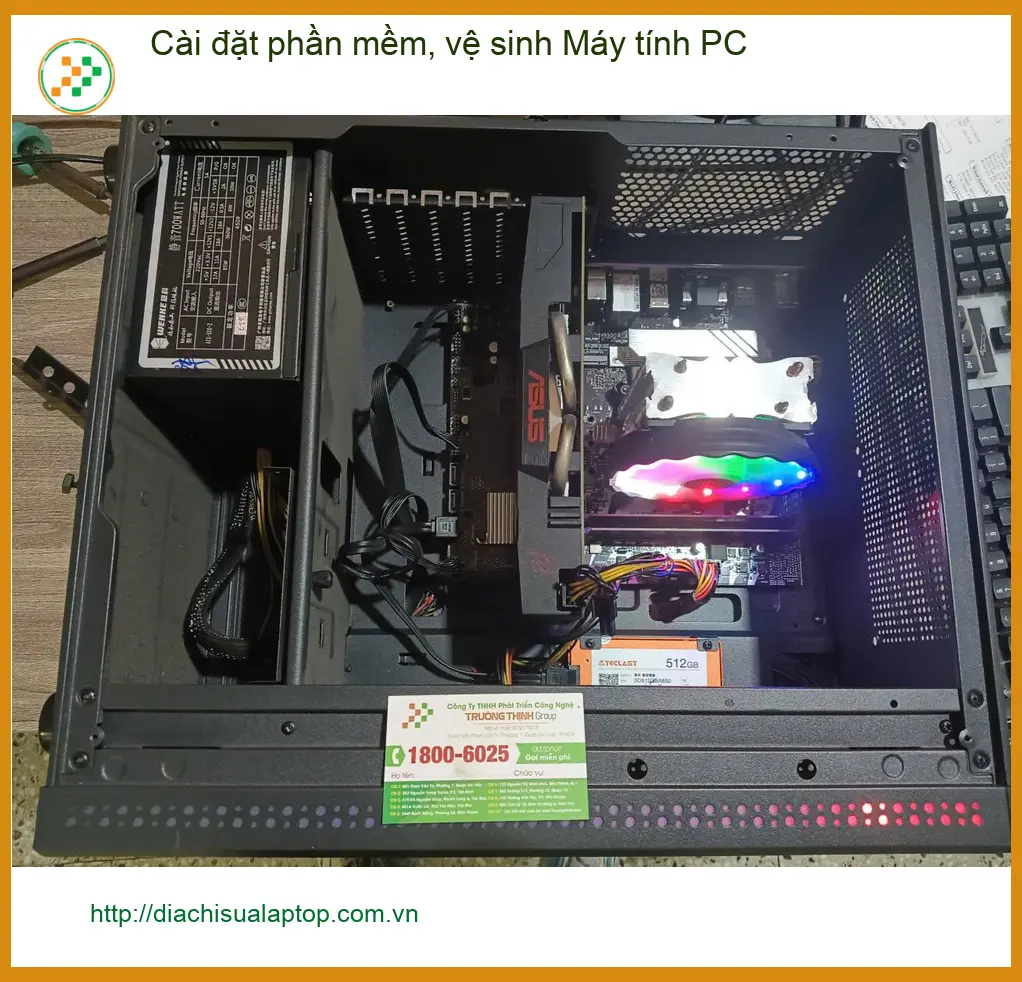 Anh Vinh tìm dịch vụ cài phần mềm, vệ sinh Máy tính PC Quận 7 uy tín ảnh thực tế 1