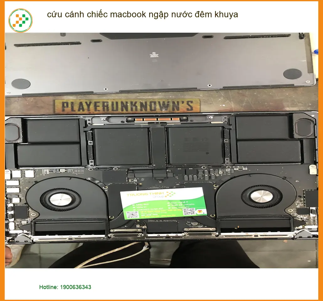 Chú Phúc gặp nạn macbook ngập nước đêm khuya tìm chỗ cứu cánh ở Quận Bình Thạnh ảnh thực tế 2