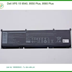 Pin Laptop Dell XPS 15 9540, 9550, 9560 - Thay Lấy Liền TPHCM