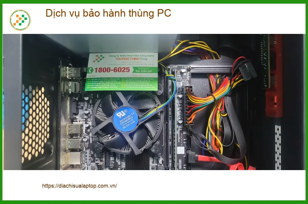 Dịch vụ bảo hành thùng PC Quận Bình Tân - Anh Phúc IT gặp sự cố ảnh thực tế 1