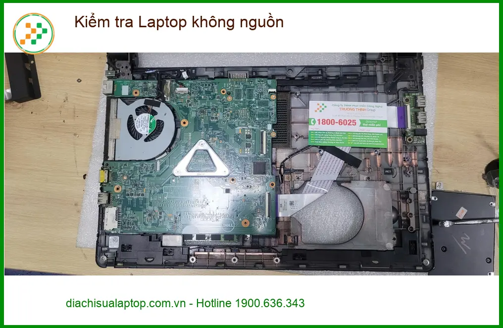 Dịch vụ kiểm tra Laptop không nguồn Quận Bình Tân - Anh Trực, uy tín. ảnh thực tế 1