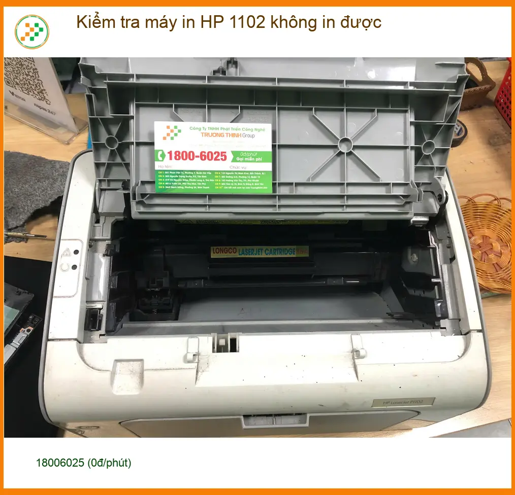 Dịch vụ Kiểm tra máy in HP 1102 không in được Quận Bình Tân - Anh Huy ảnh thực tế 1