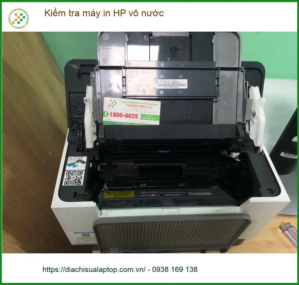 Anh Quang Hùng review dịch vụ sửa máy in HP vô nước Quận Bình Tân ảnh thực tế 1
