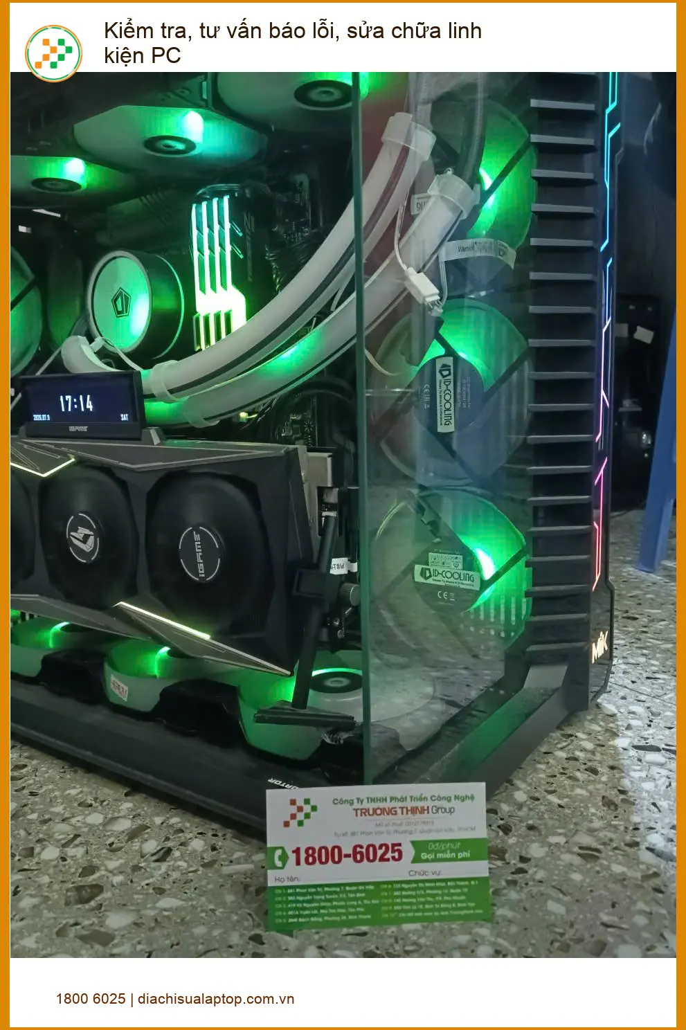 Dịch vụ sửa chữa linh kiện PC Quận 7 uy tín - Anh Phước IT và ca kiểm tra lỗi ảnh thực tế 2