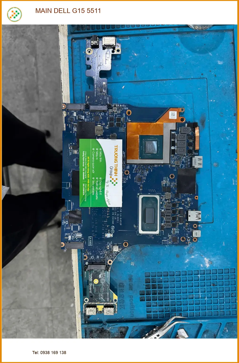 Chị Diệu nhân viên văn phòng tìm Cửa hàng Sửa chữa DELL G15 5511 Quận 10 uy tín ảnh thực tế 1