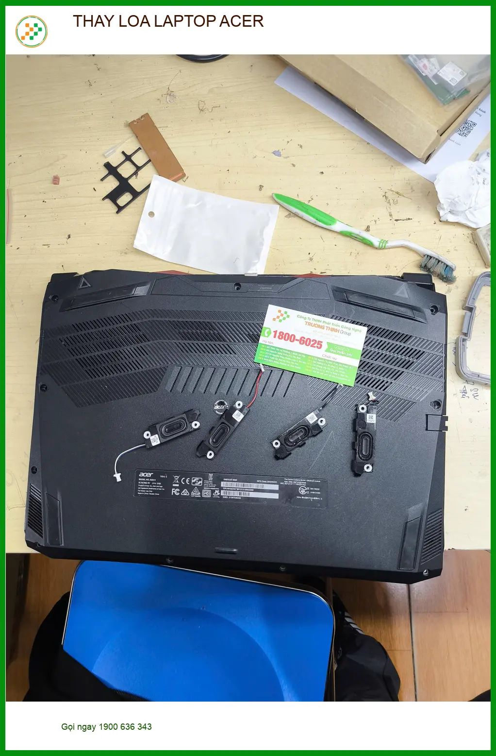 Chú Kiên kiến trúc sư review trung tâm thay loa laptop Acer Quận Gò Vấp ảnh thực tế 1