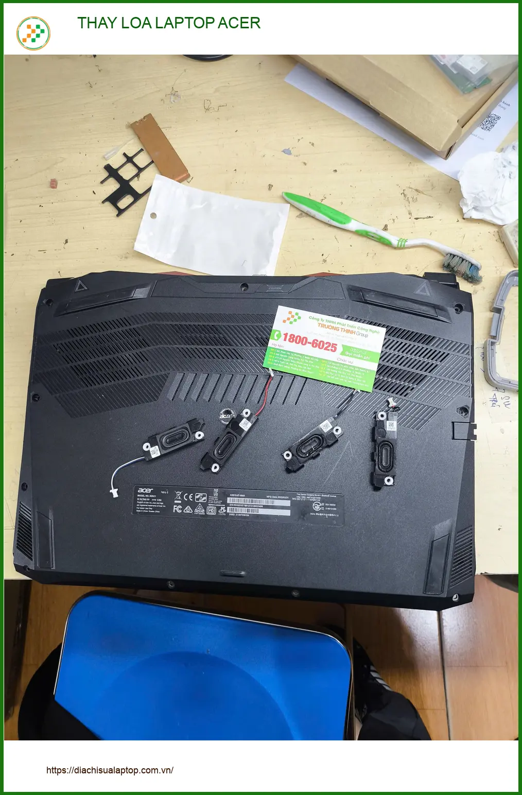 Chú Kiên kiến trúc sư review trung tâm thay loa laptop Acer Quận Gò Vấp ảnh thực tế 2