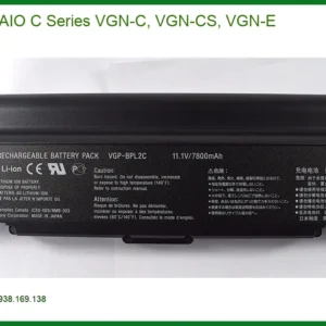Pin Laptop VAIO C Series VGN-C, VGN-CS, VGN-E - Thay Lấy Liền | Giá Rẻ TPHCM