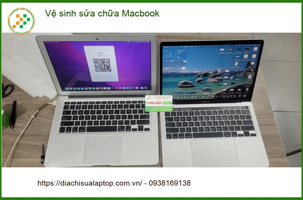 Chị Yến văn phòng review dịch vụ vệ sinh sửa chữa Macbook Quận Tân Bình uy tín ảnh thực tế 1