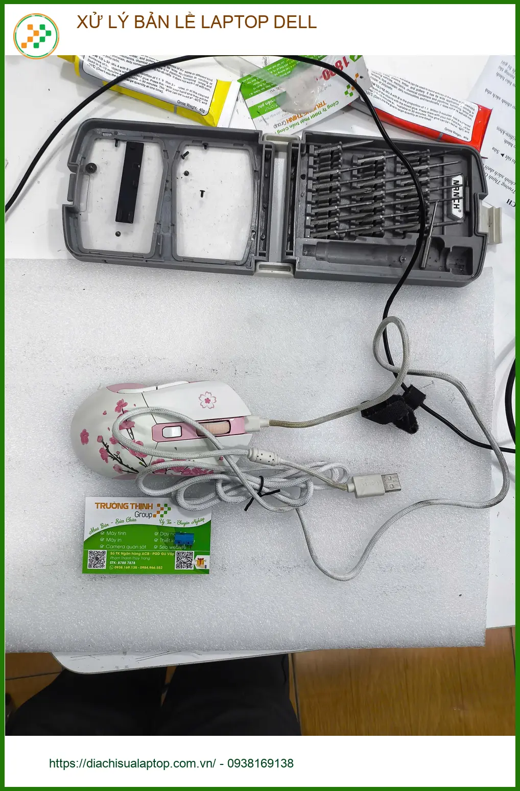 Chỗ Xử lý Bản lề Laptop Dell Quận Gò Vấp - Anh Đạt cần sửa gấp ảnh thực tế 2